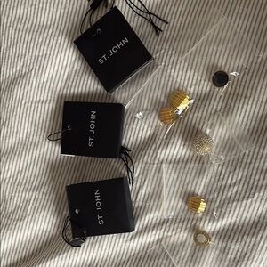 St. John Gold and Black Original Buttons